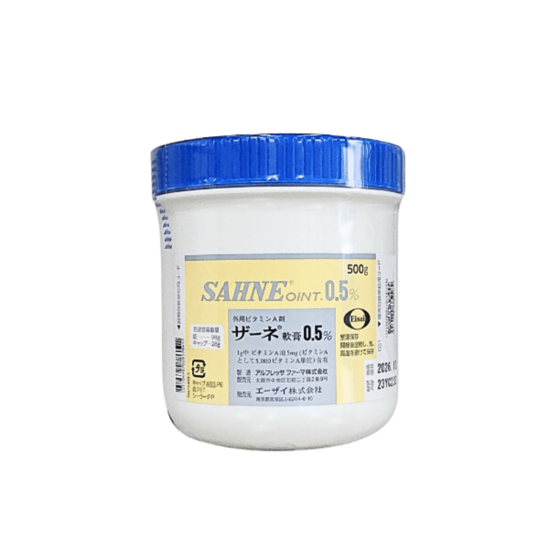 SAHNE Ointment 0.5% Vitamin A Topical Cream 500g